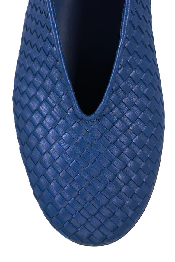 Bottega Veneta Rosa Blue Venezia Ballerina Flat - view 5