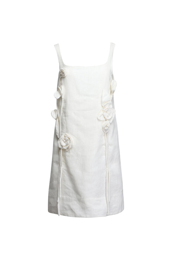 TOTEME トテム Vネック ノットティテル サテン トレス T-strap crepe-back satin dress lead – TOTEME