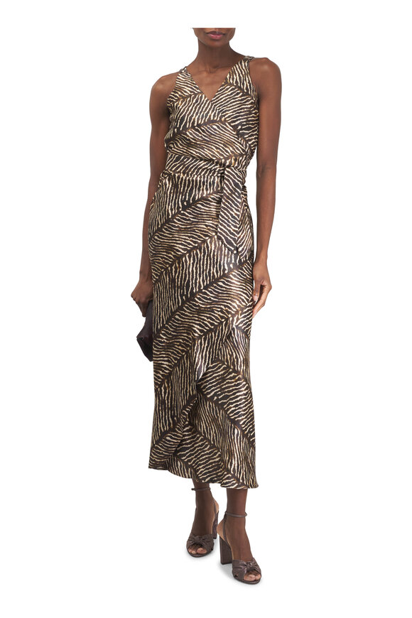 Peter Cohen Adventure Print Linen Viscose Maxi Dress - view 2