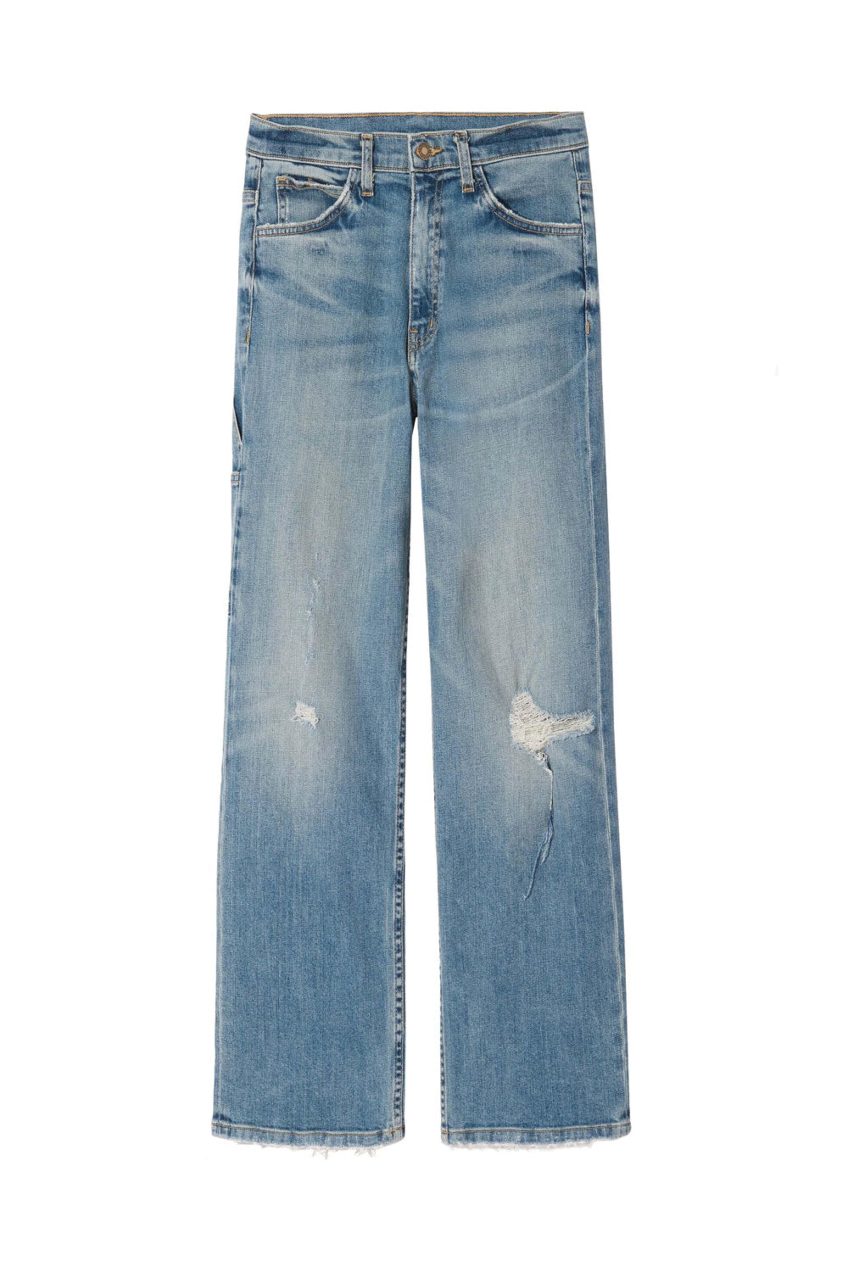 Nili Lotan - Violette Cropped Jean in Faded Wash