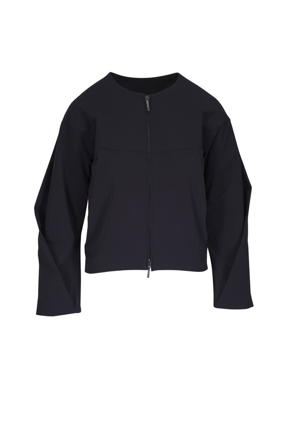 Zero + Maria Cornejo T Bomber Black Jacket