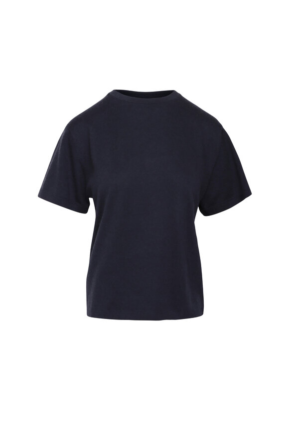Extreme Cashmere Cuba Navy Blue Short Sleeve Tee