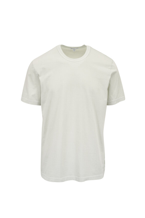 James Perse Celery Cotton Crewneck T-Shirt