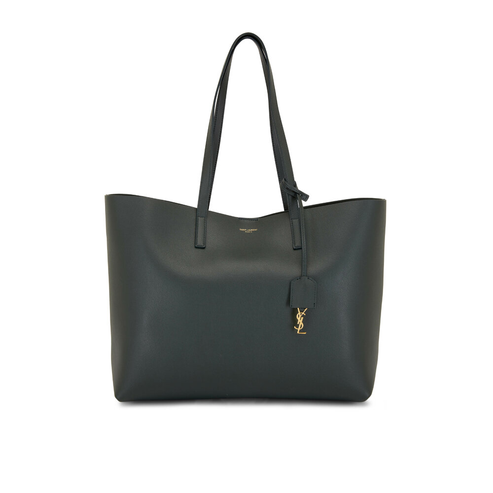 COURONNE●Aster Tote 38 Black Punch Tote Bag in Crackle Patent Leather in BLACK