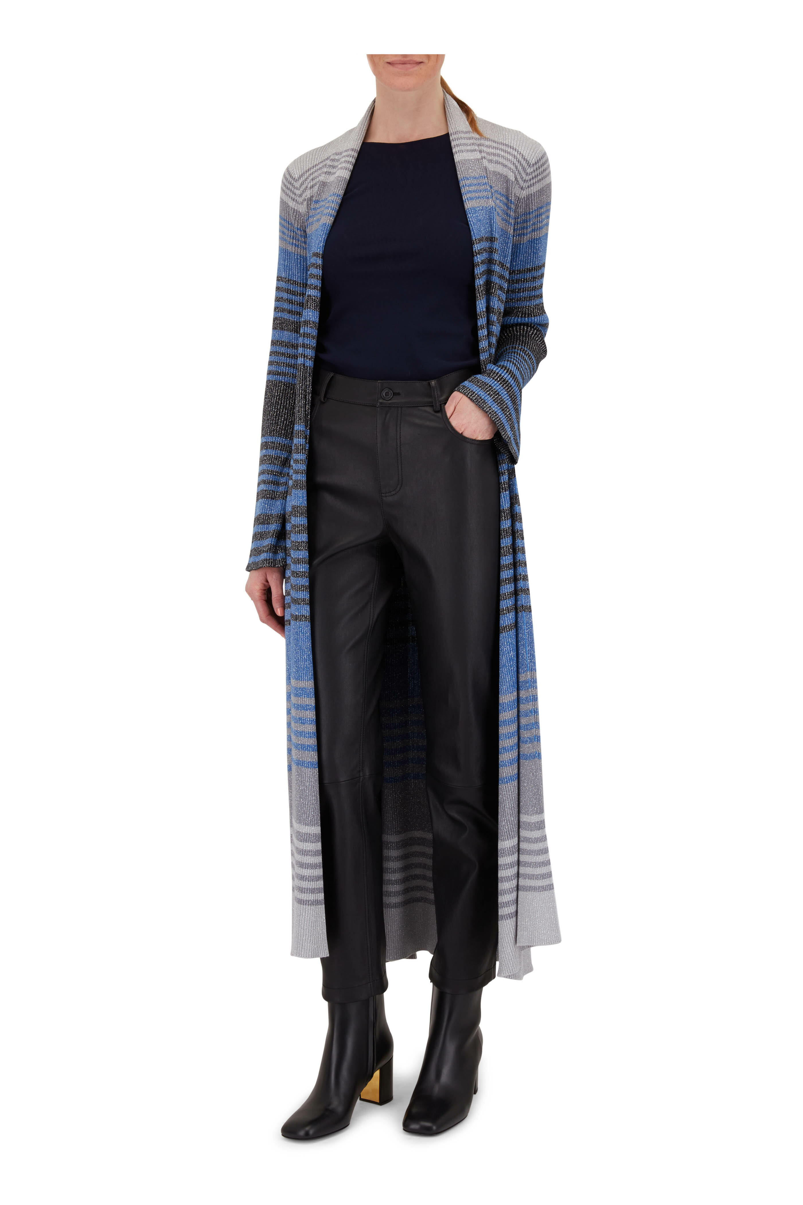 Lafayette 148 New York - Reeve Black Leather Pant