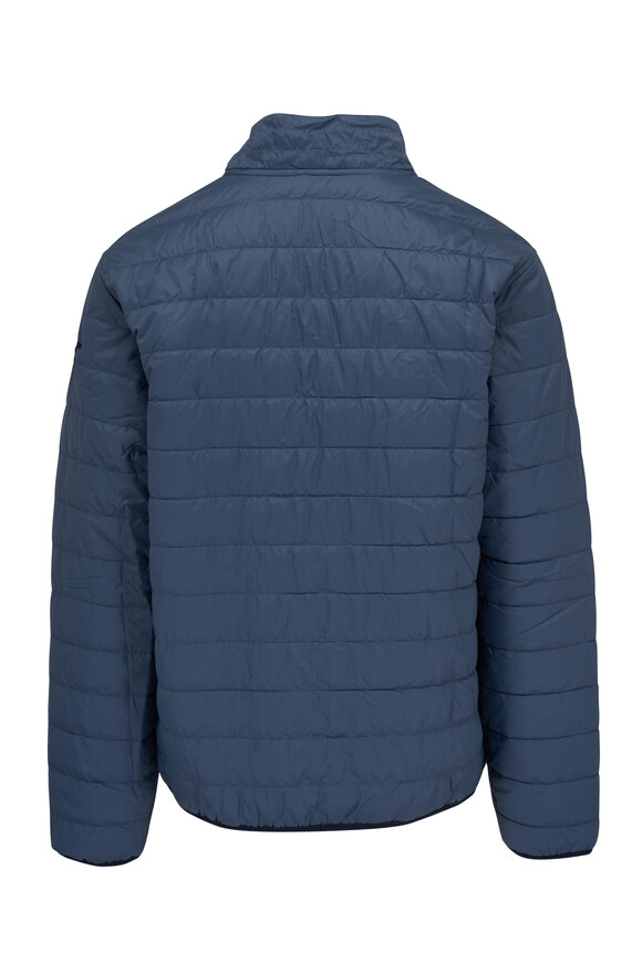 Faherty Brand - Atmosphere Blue Full Zip Quilted Jacket