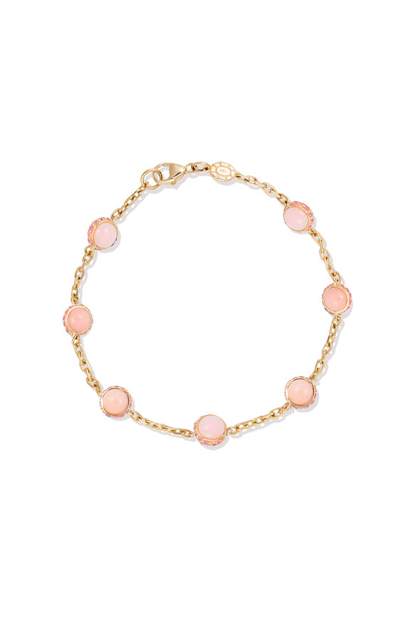 Campbell + Charlotte 14k Yellow Gold Found Cabochon Bracelet