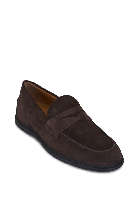 Tod's - Mocassino Ideal Gomma Brown Suede Loafer