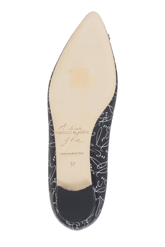 Manolo Blahnik - 10 Year Anniversary Decade Of Love Hangisi Flat 