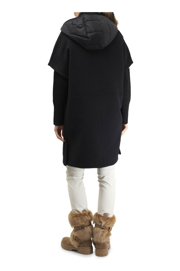 Bogner - Nilla Black Hooded Cape