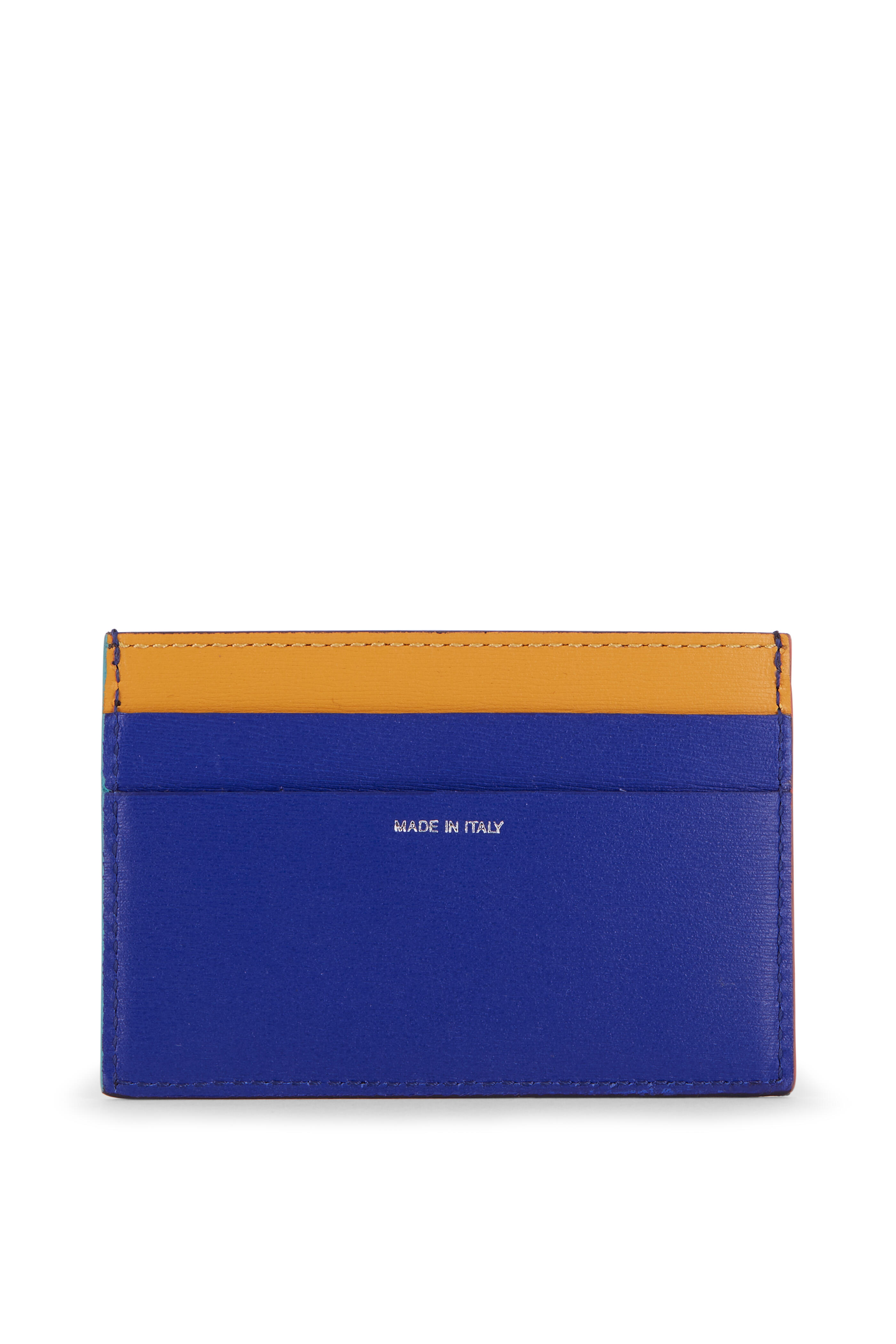Paul Smith - Colorblock Leather Credit Card Case