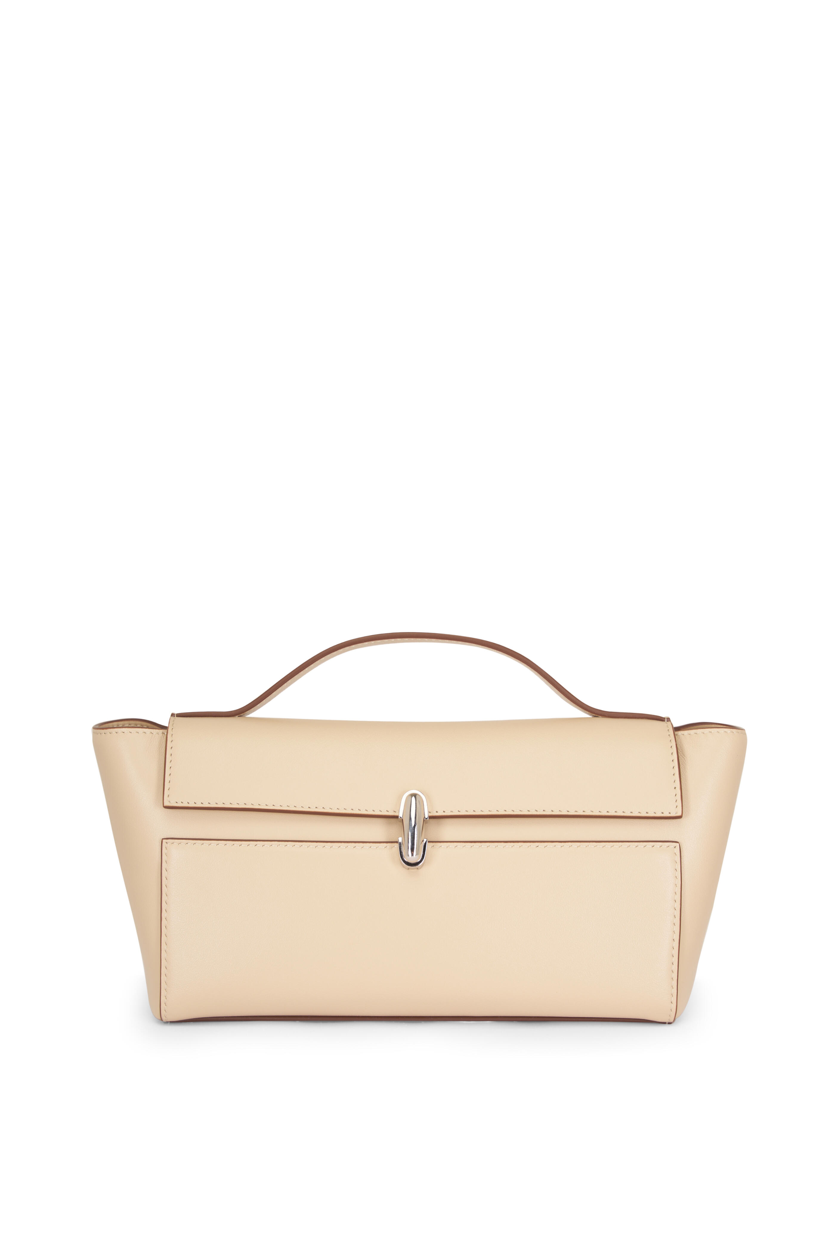 Savette - Symmetry Trapeze Bone Leather Pochette - view 1