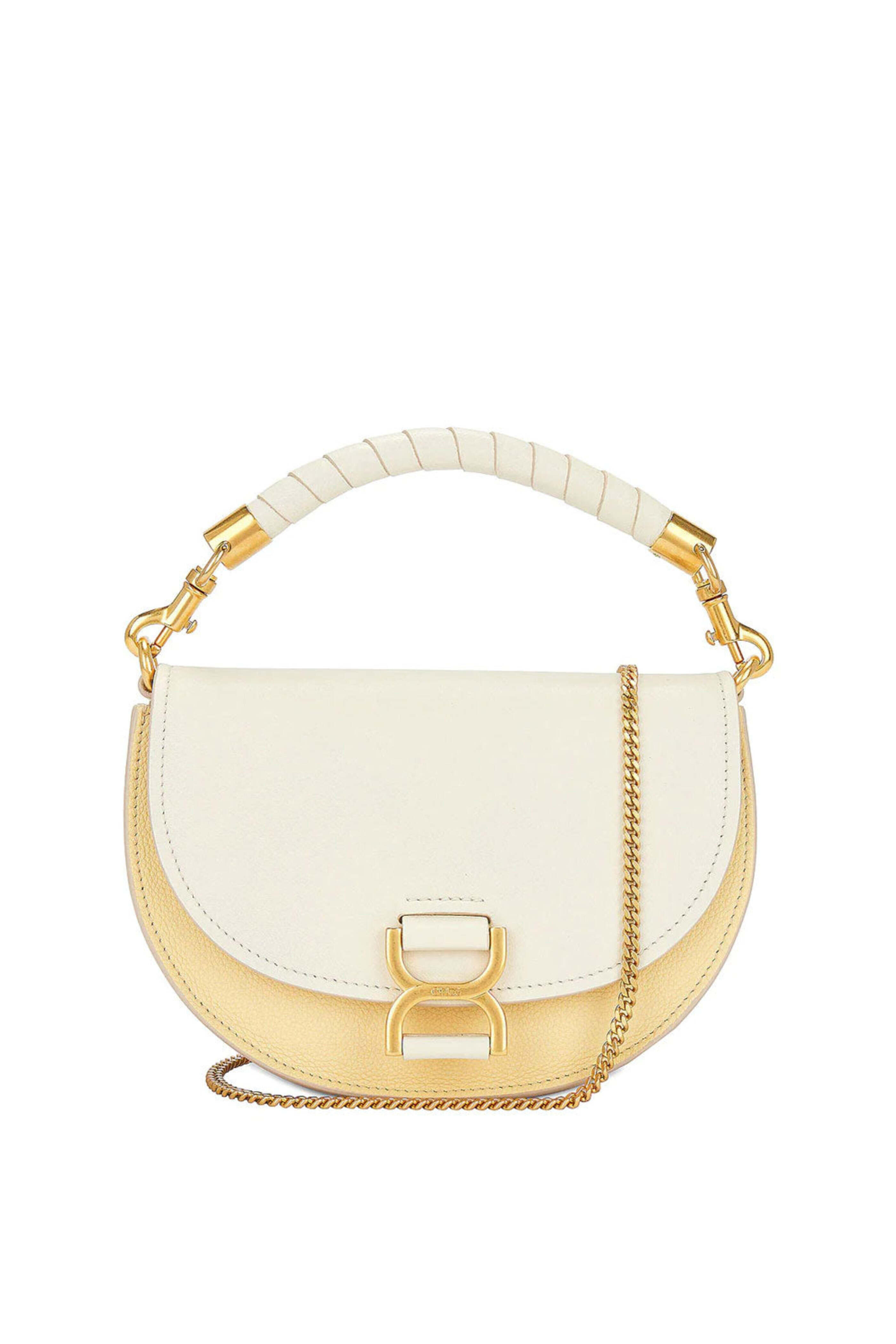 Chloé - Small Marcie Top Handle Bag in Misty Ivory