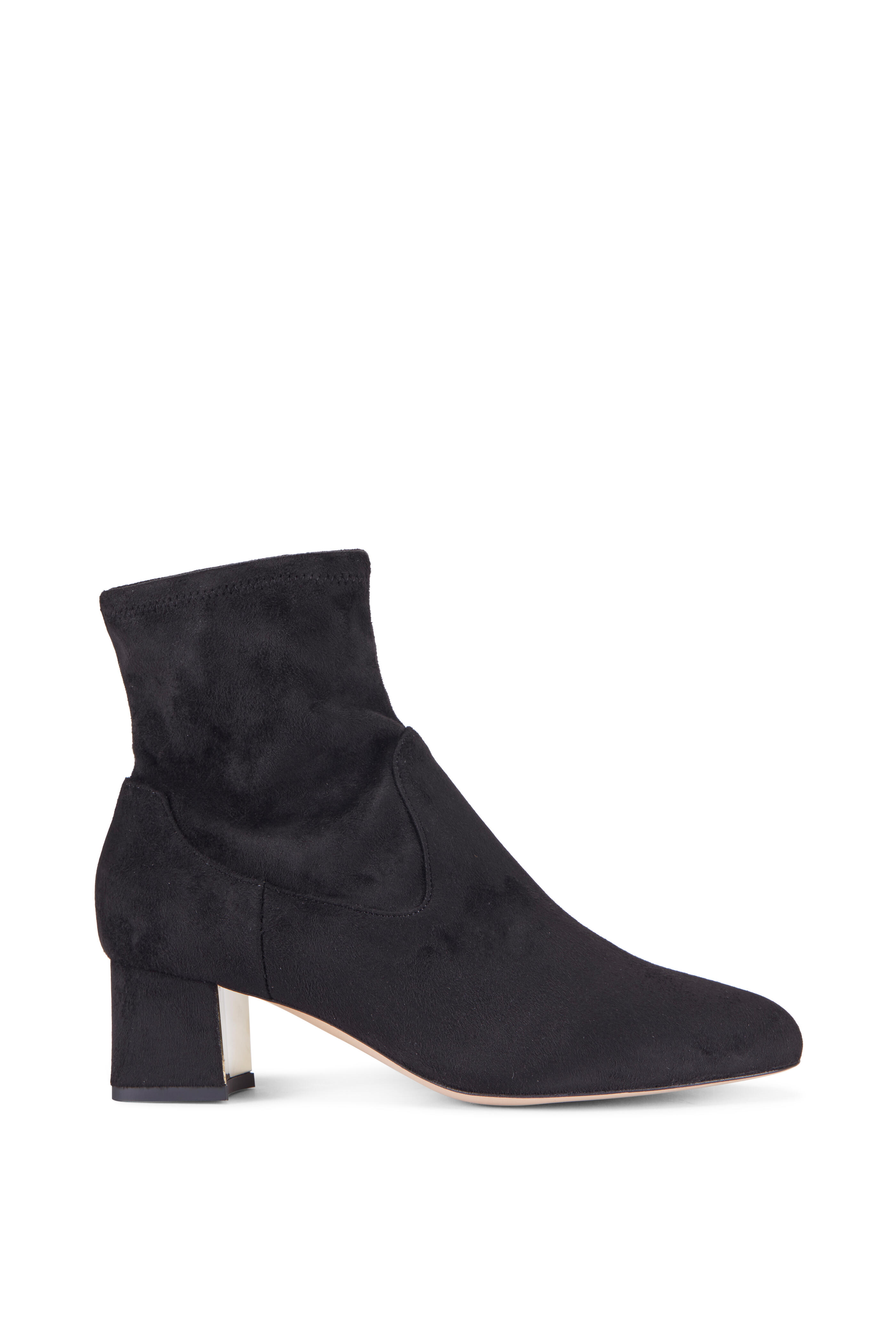 Marion Parke Tatum Black Stretch Suede Bootie 50MM