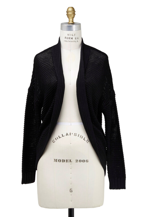 Ralph Lauren - Black Linen & Silk Cardigan