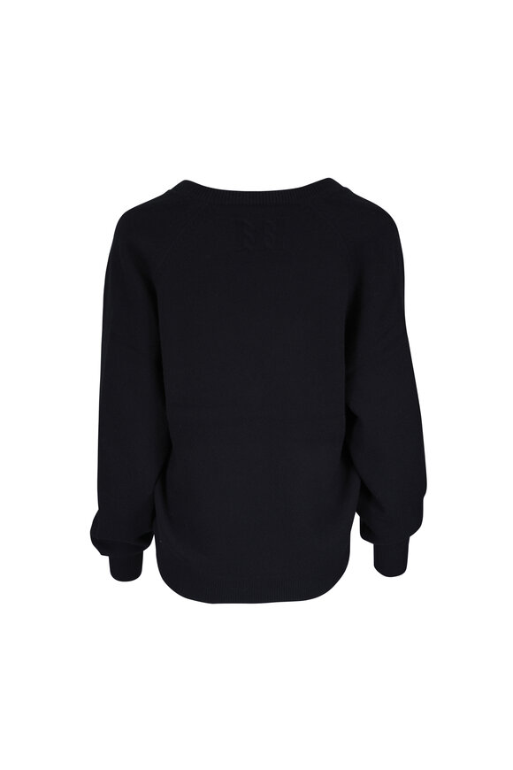 Nili Lotan Feron Black Cashmere Sweater - view 4