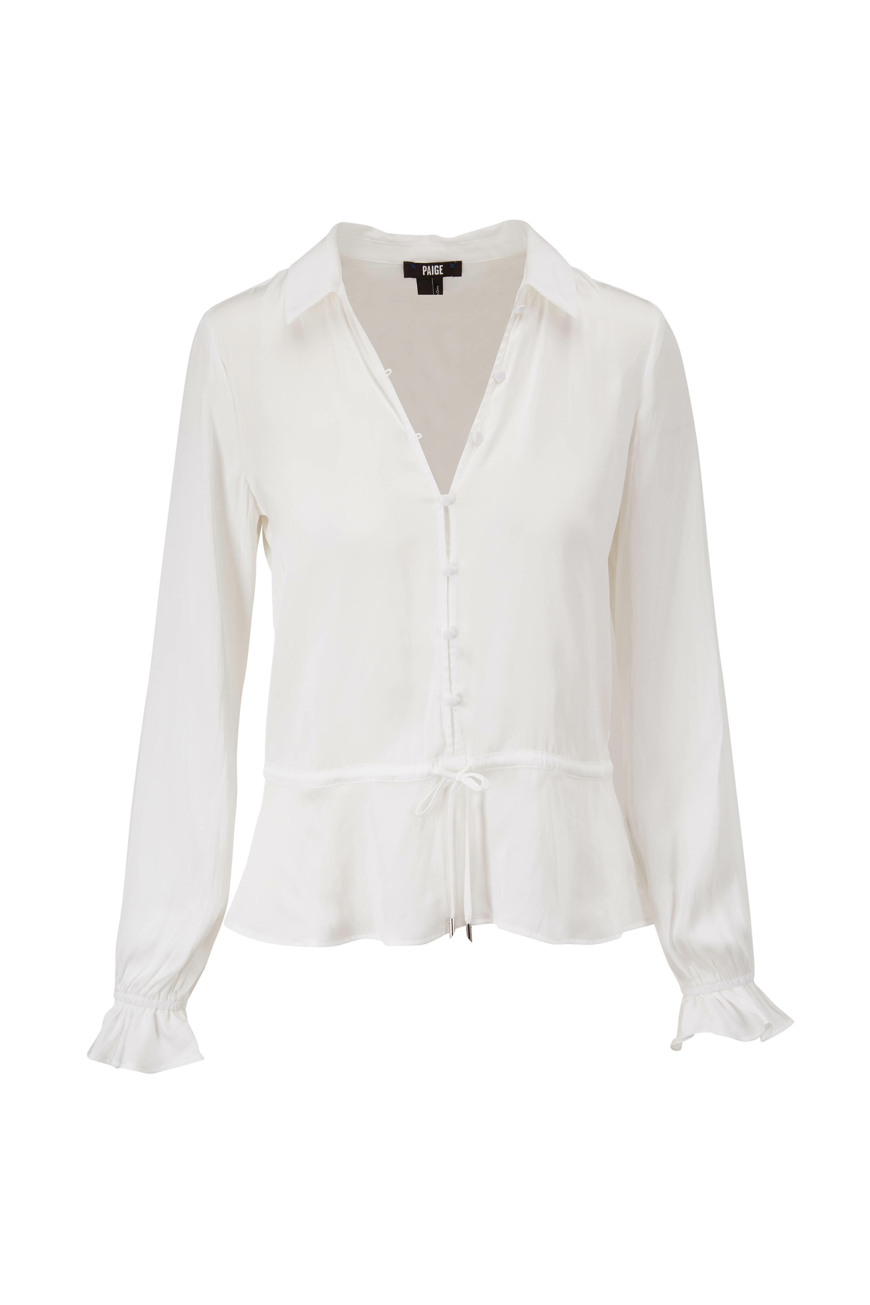 PAIGE - Kendalle White Blouse | Mitchell Stores