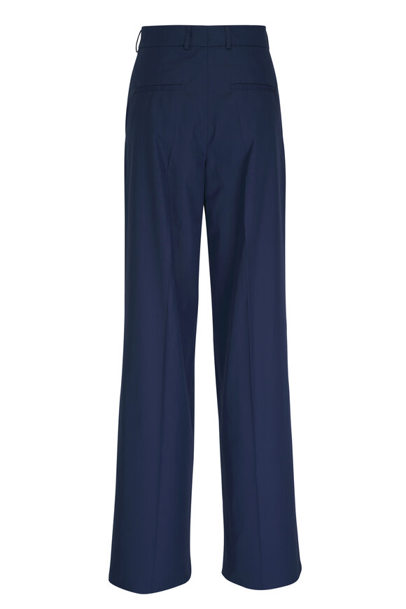 Akris - Melin Navy Blue Patch Pocket Pant