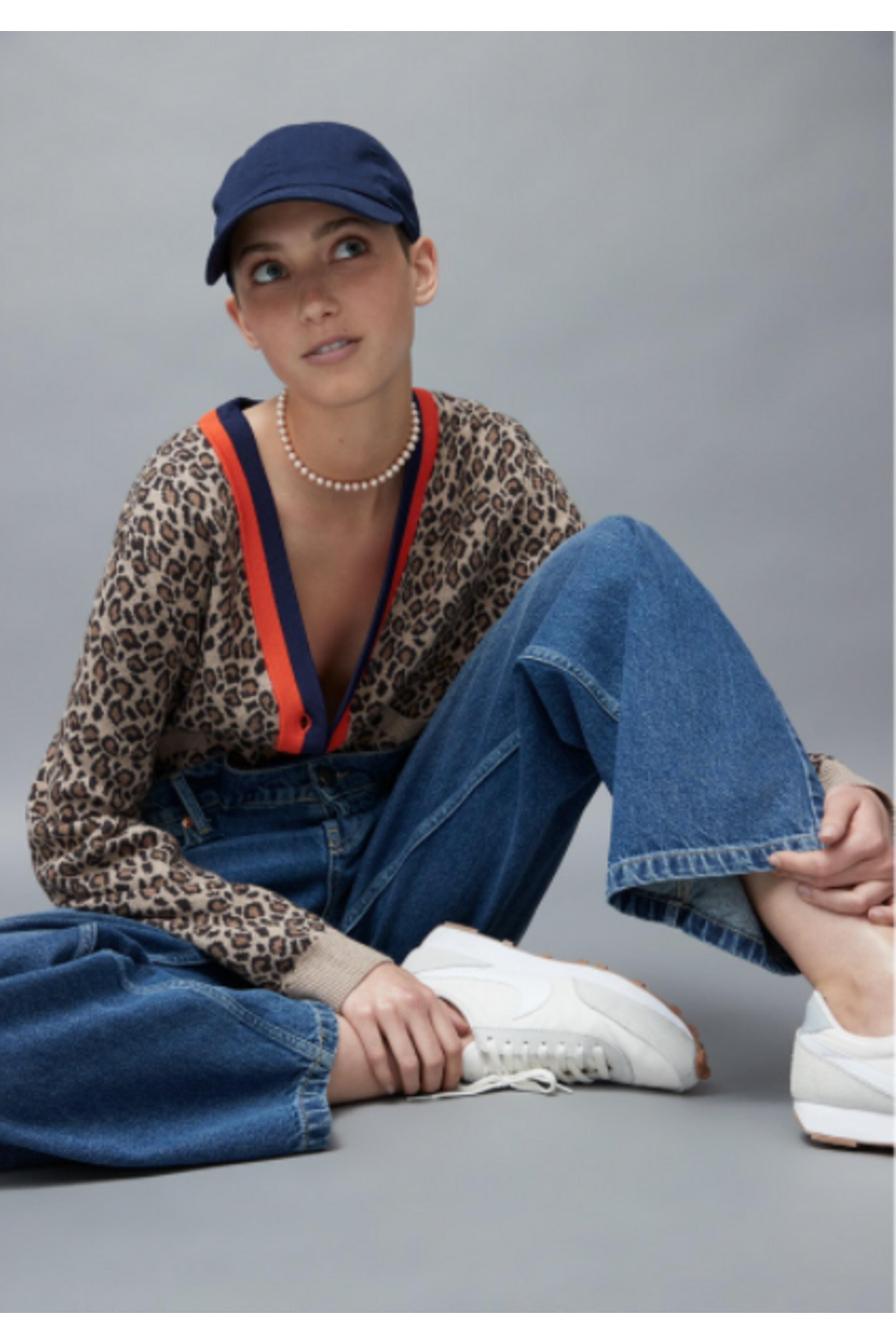 Kule - The Milo Cardigan in Leopard