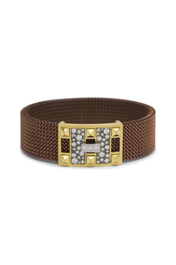 Mariani - Diamond Placca Stretch Bracelet