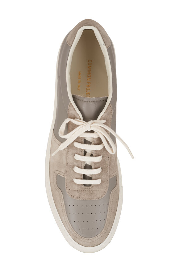 Common Projects - Bball Duo Light Gray Low Top Sneaker 