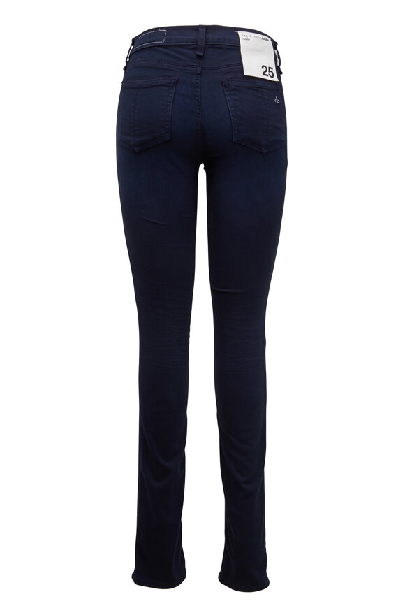 Rag & Bone - Distressed Navy Blue Skiny Jeans