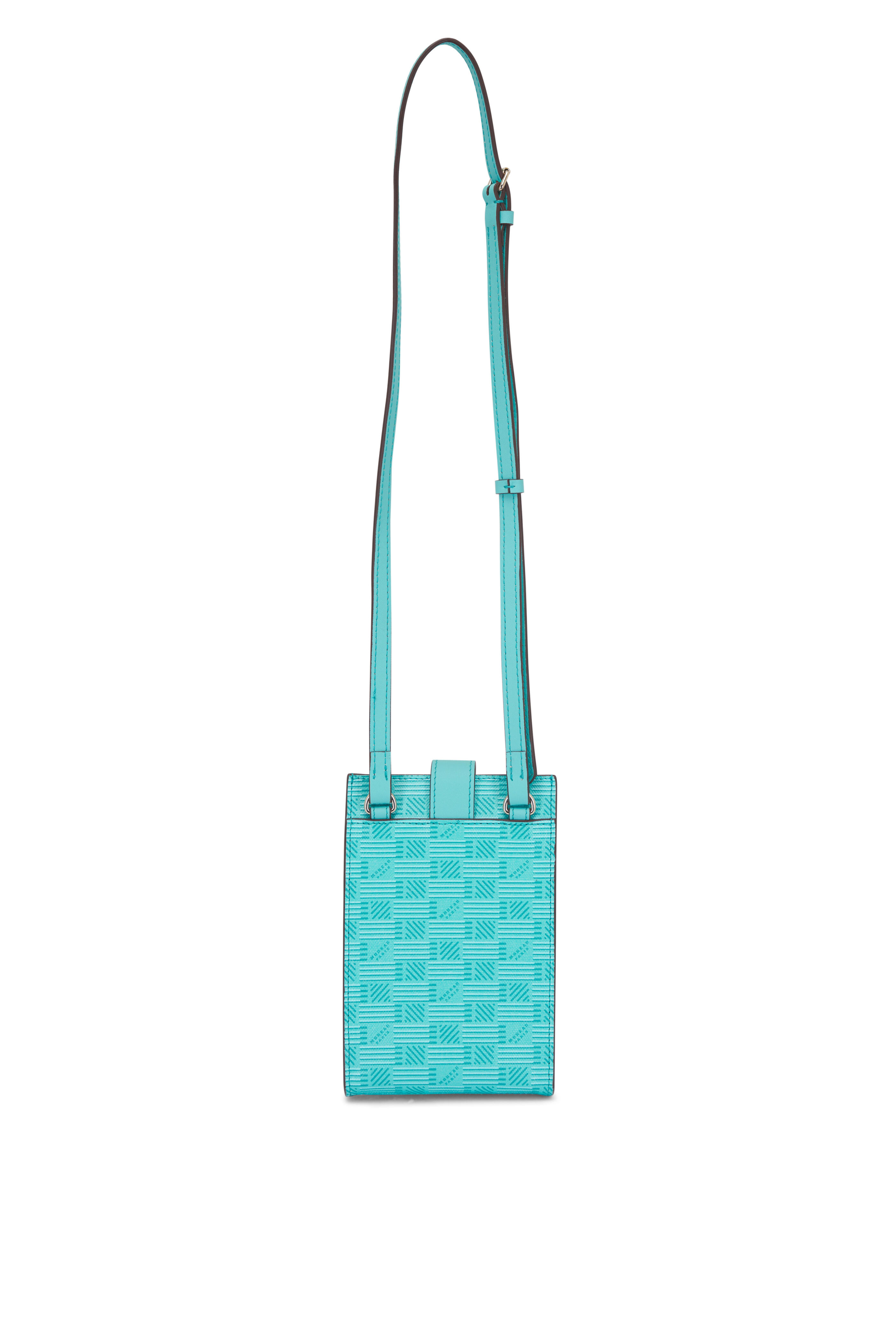 Moreau Paris - Turquoise Vertical Phone Pouch & Card Holder