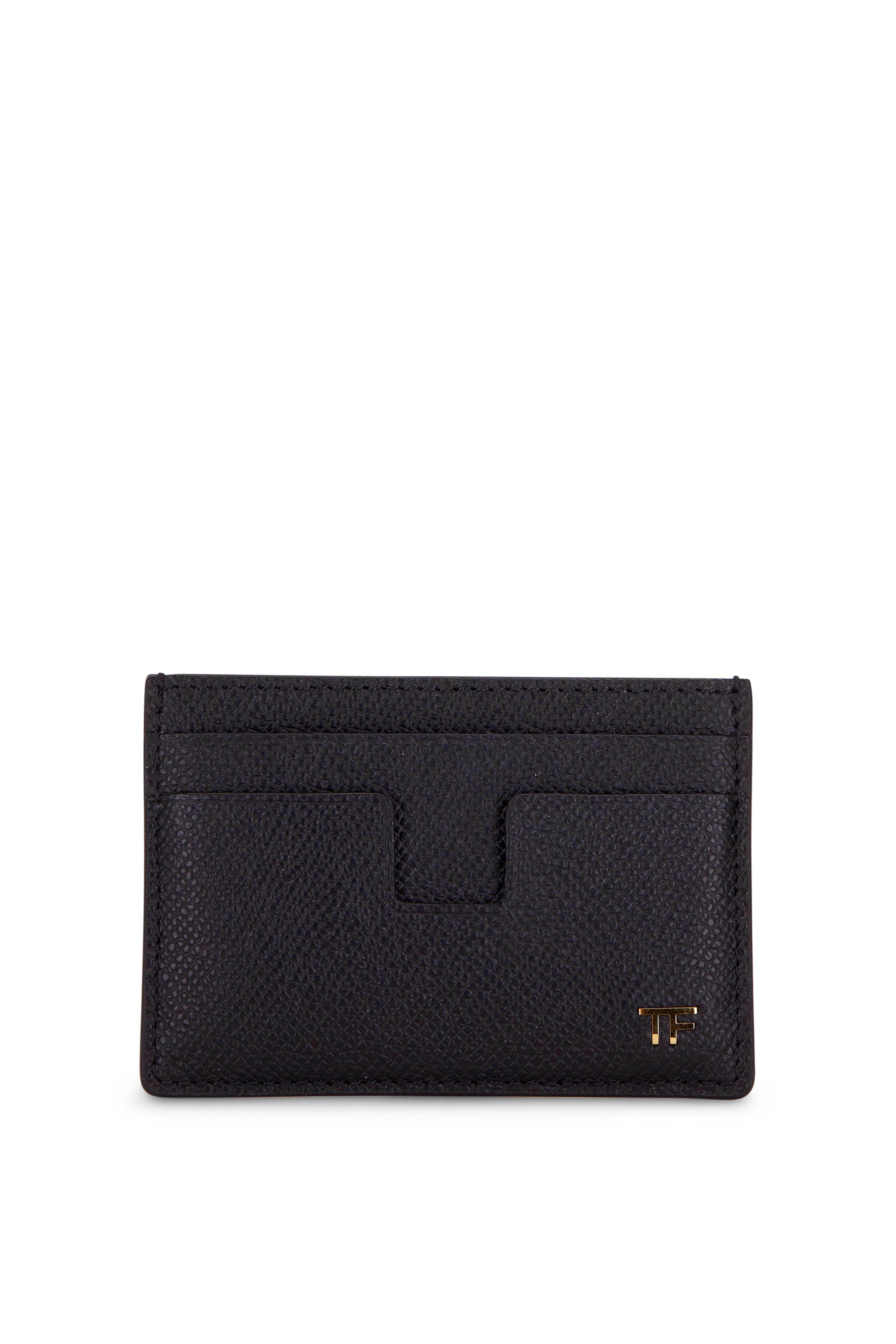 Tom Ford Black Leather Card Case Mitchell Stores
