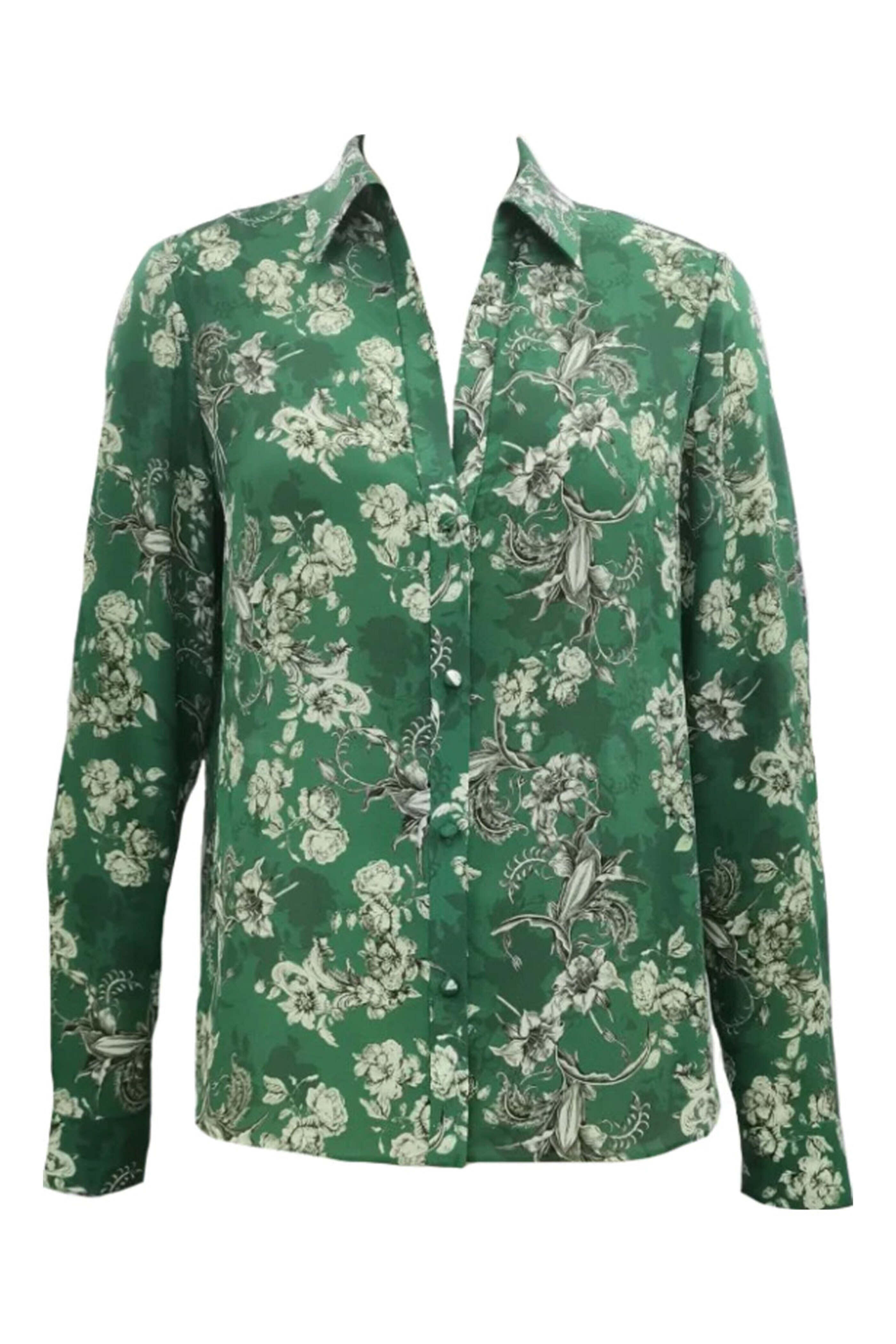 Alice & Olivia - Eloise Button Down Blouse in Central Park