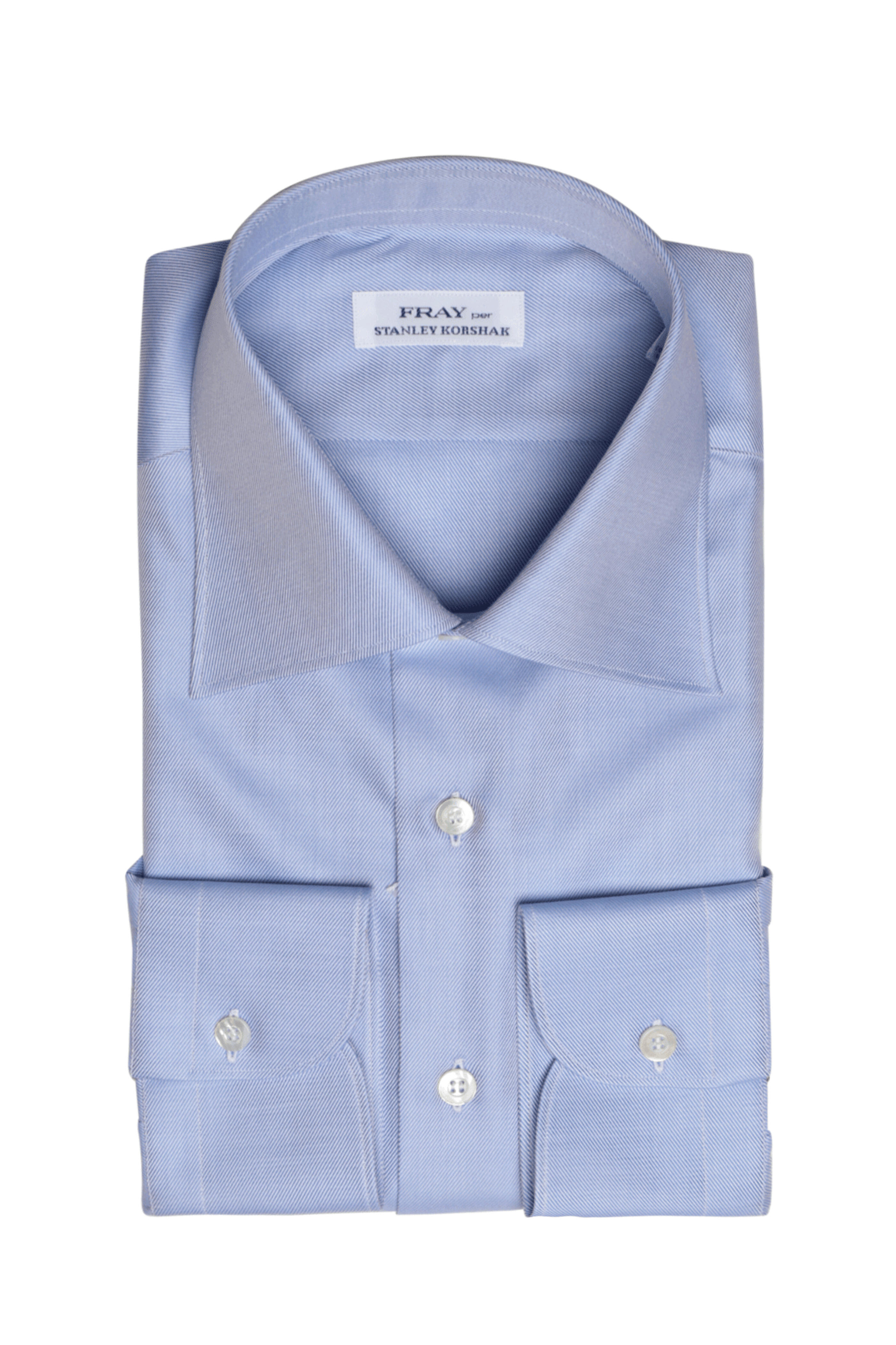 Fray - Light Blue Byron Cotton Dress Shirt