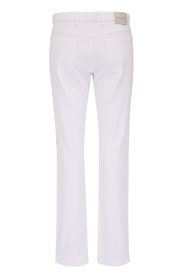 Zegna - White Five Pocket Jean