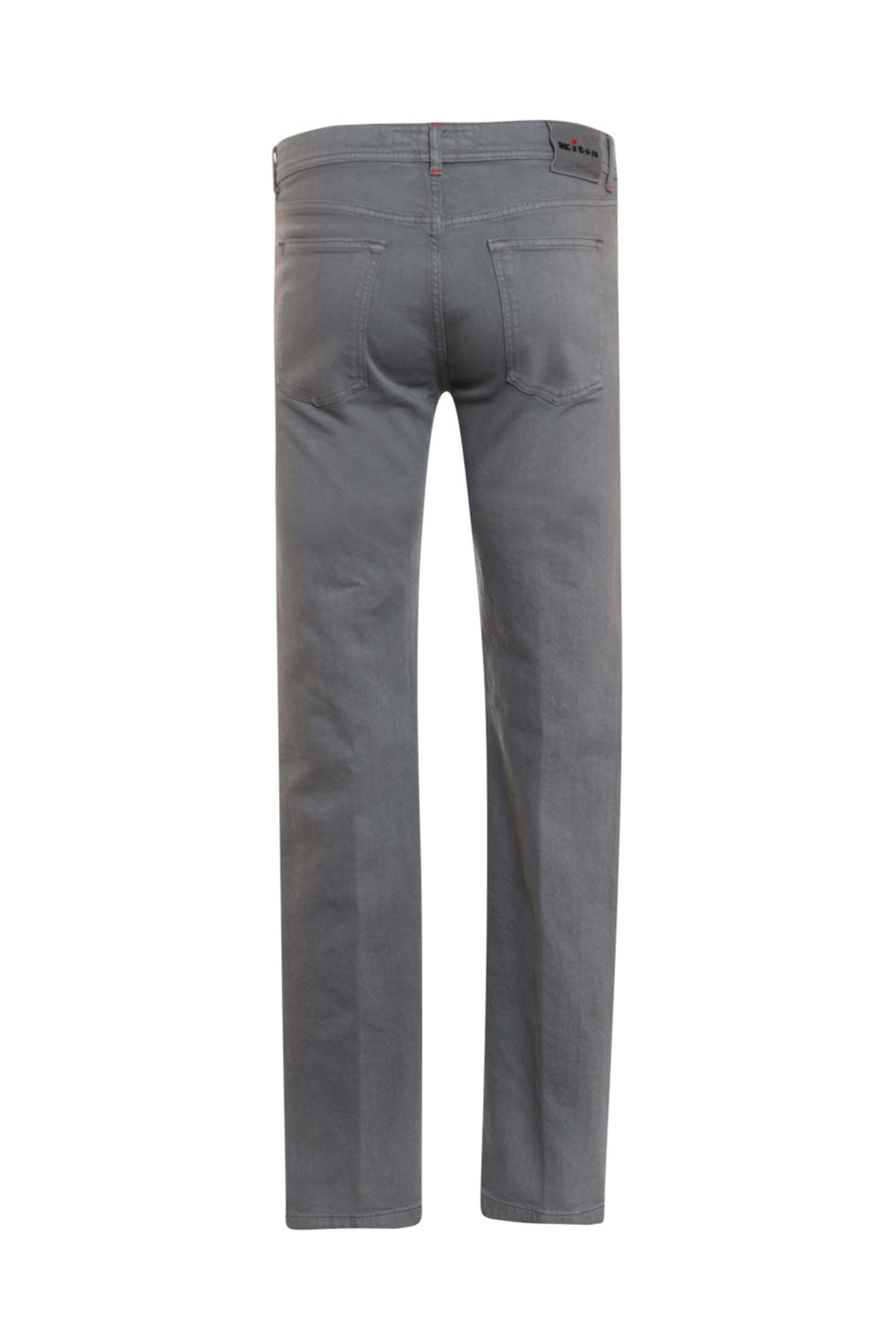 Kiton - Slim Fit Denim in Gray