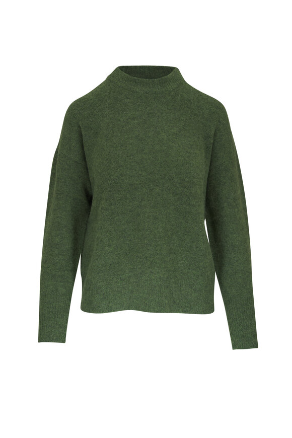 Kinross Lofty Easy Chive Crewneck Sweater