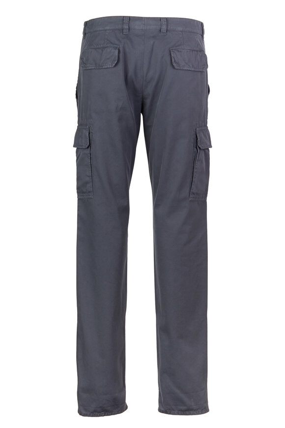 Brunello Cucinelli - Gray Slim Fit Cargo Pants 