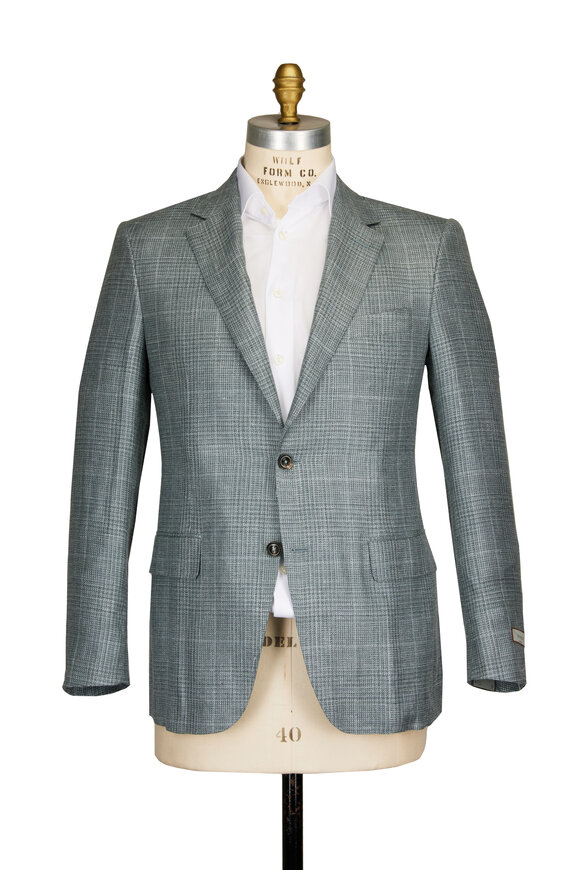 Canali Sage & Oat Plaid Sportcoat - view 2