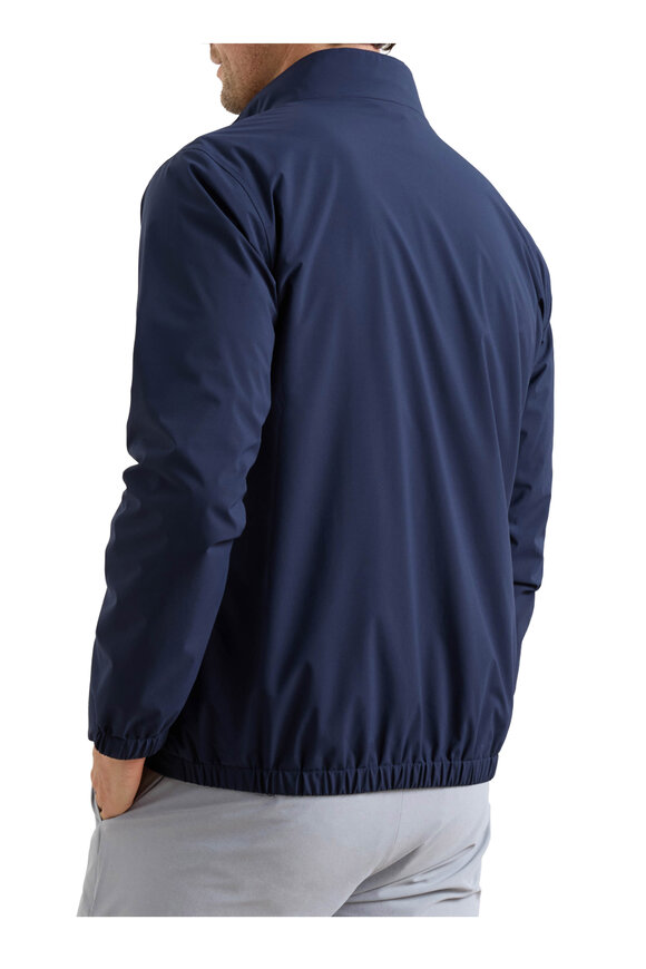 【美品】JAMES PERSE マイクロスエードジャージー ネイビープルオーバー James Perse - Yosemite 3 Black Nylon Hooded Windbreaker