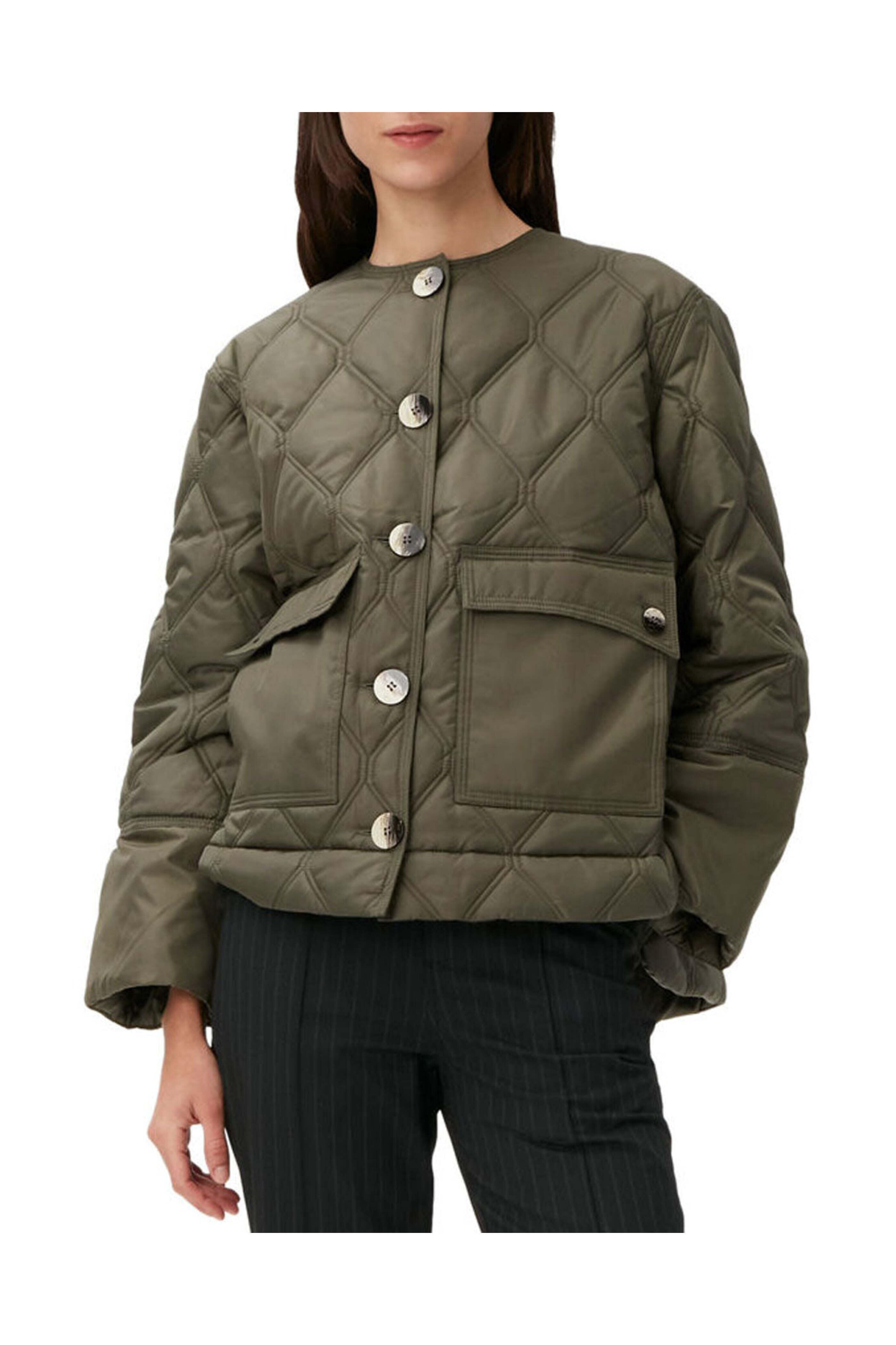 Ganni - Kalamata Recycled Ripstop Quilt Jacket