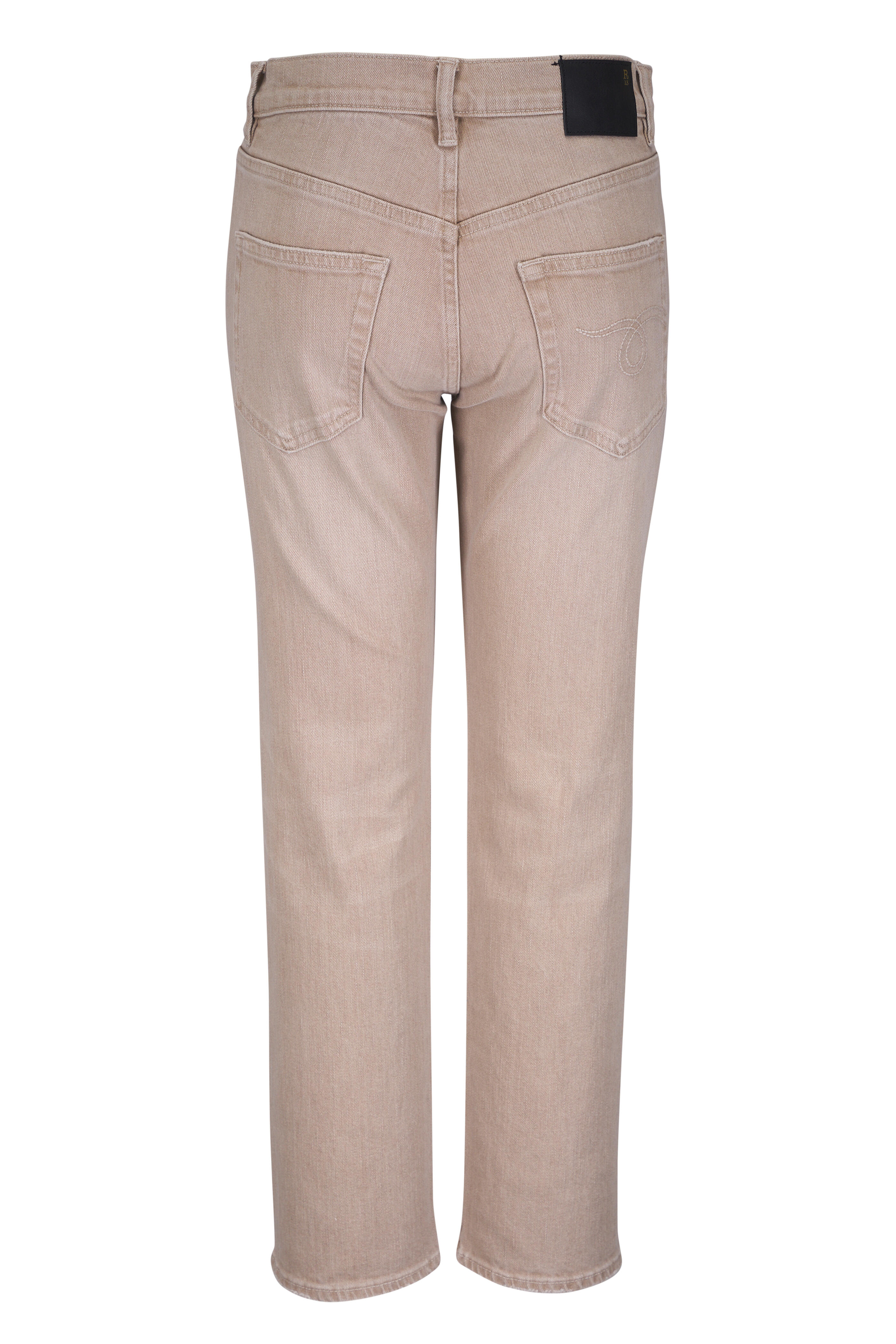 R13 - Romeo Khaki Cropped Jean