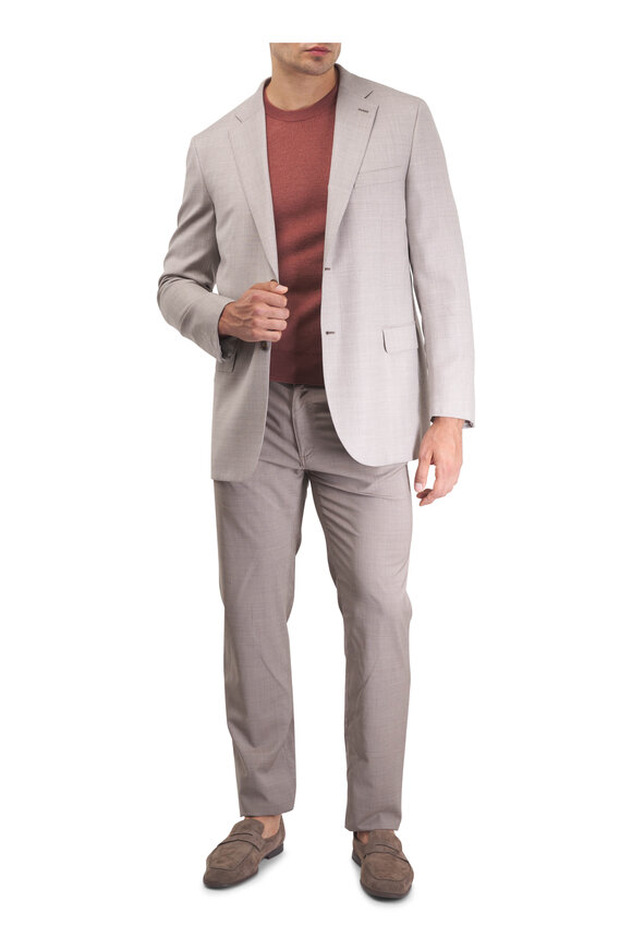 Maurizio Baldassari Sand Wool Five Pocket Pant - view 2