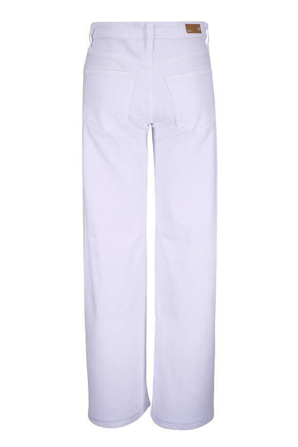 AG Adria Gallery White Low Rise Wide Leg Jean - view 2