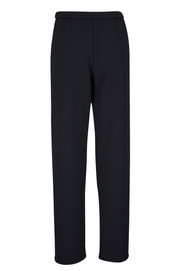 Peter Cohen - Pipe Black Double-Face Wool Pant