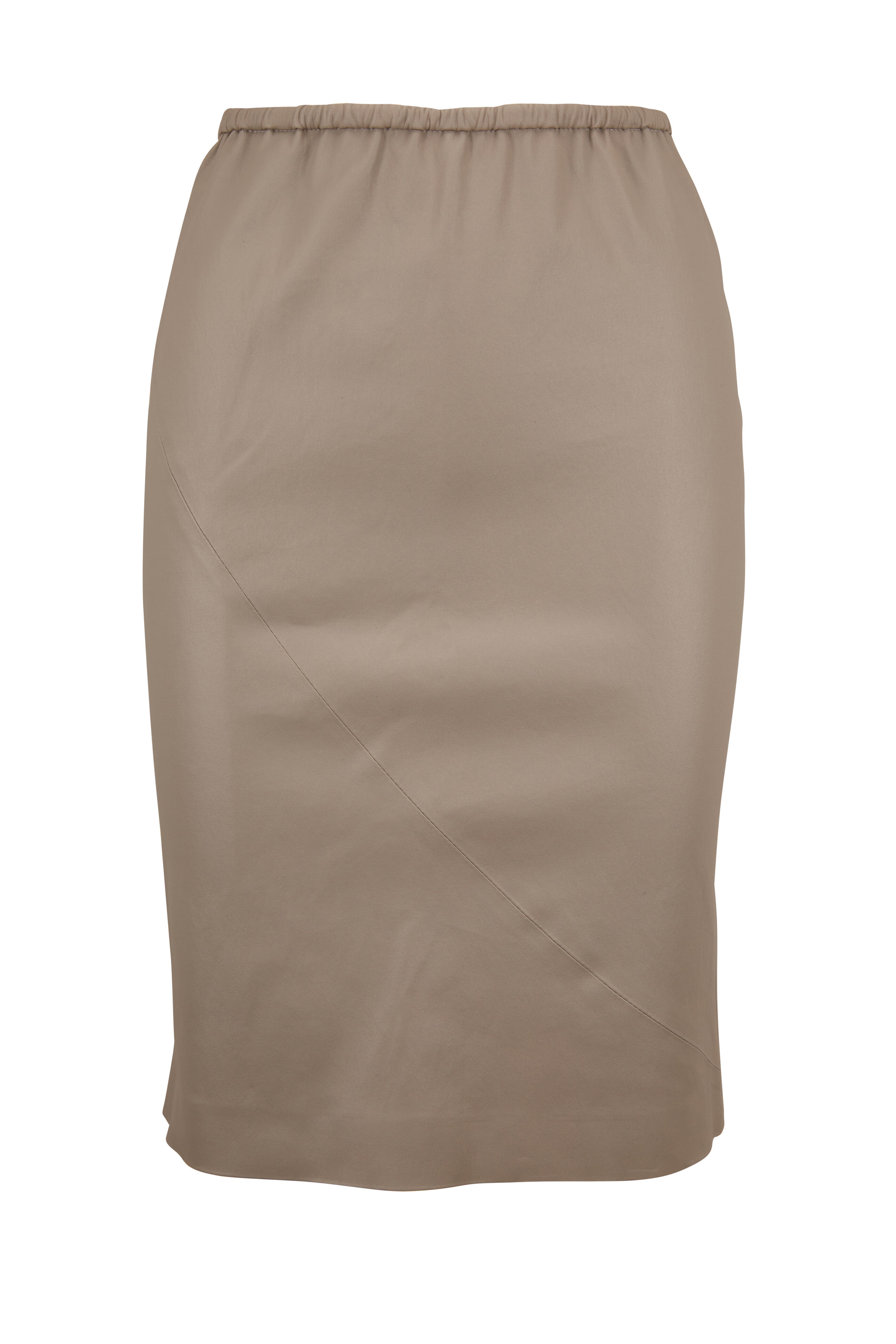 SPRWMN - Stone Leather Slip Skirt