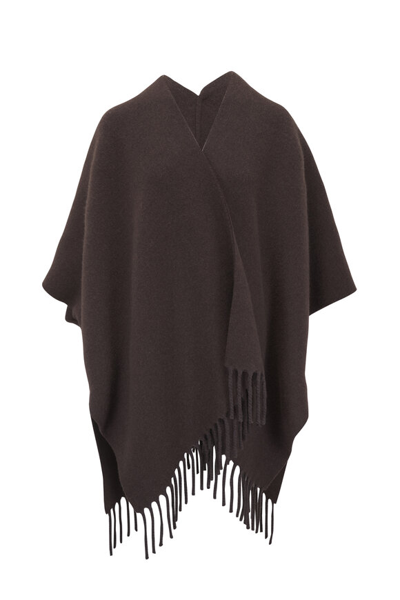 Brunello Cucinelli - Sparkling Dark Brown Cashmere & Silk Scarf