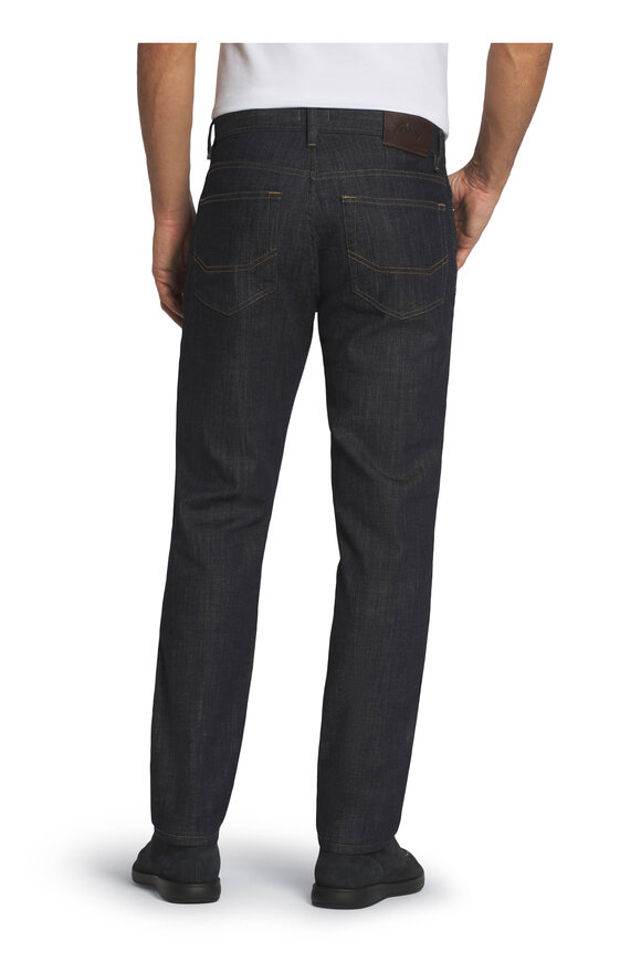 Brioni - Navy Blue Stretch Cotton Five Pocket Pant 