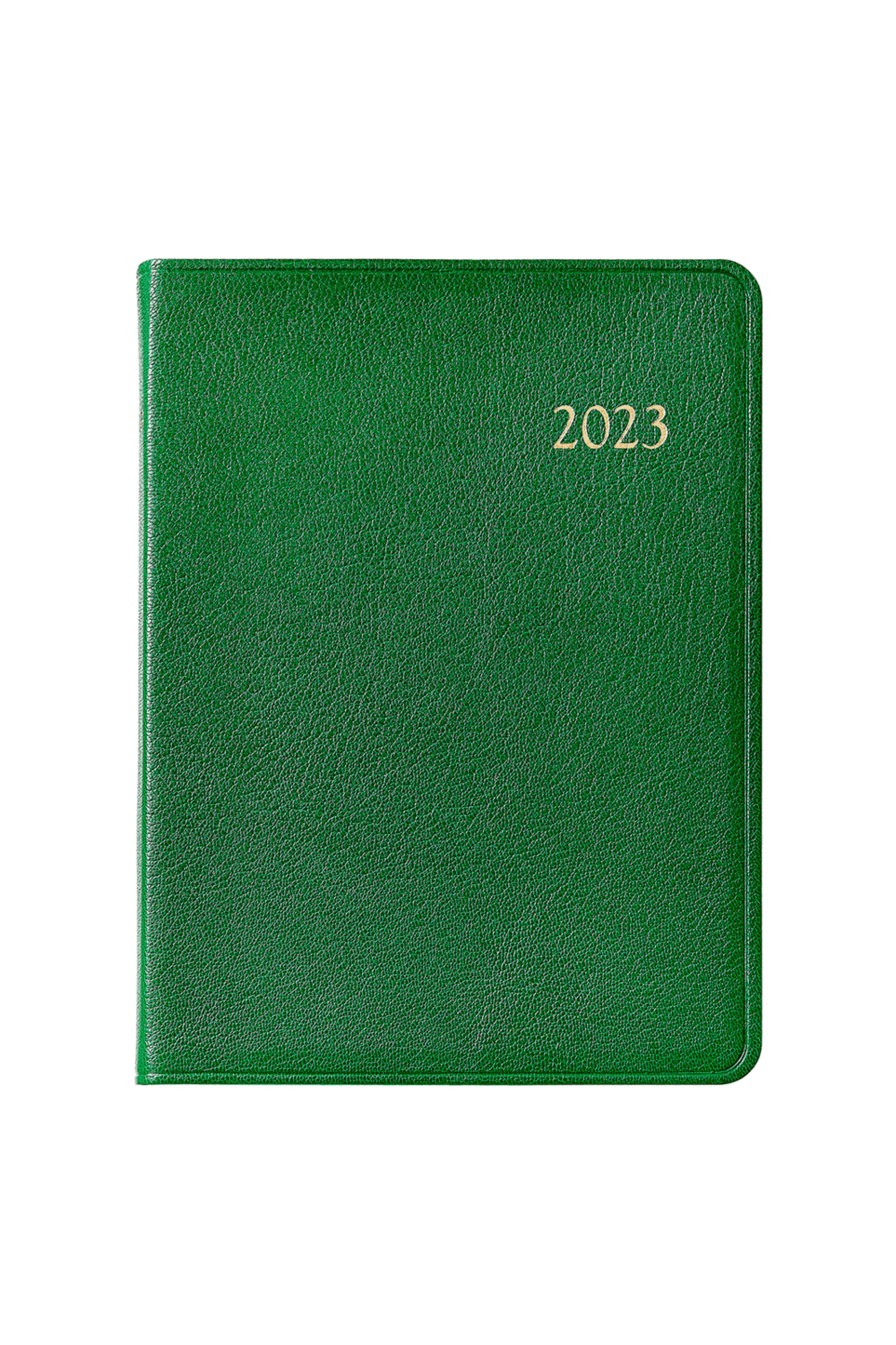 Graphic Image - 2023 Green Leather Planner