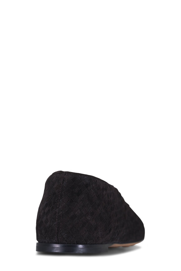 Bottega Veneta Rosa Espresso Suede Ballerina Flat - view 7