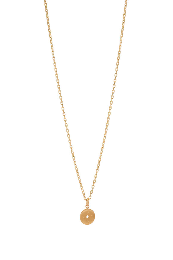 Caroline Ellen - Engraved Disk Necklace