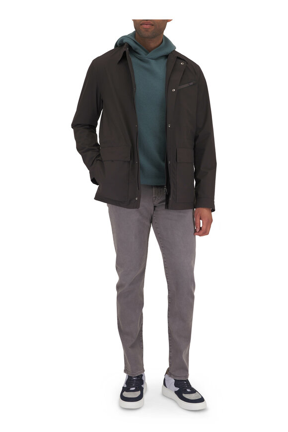 Herno - Laminar Dark Brown 2 Pocket Field Jacket