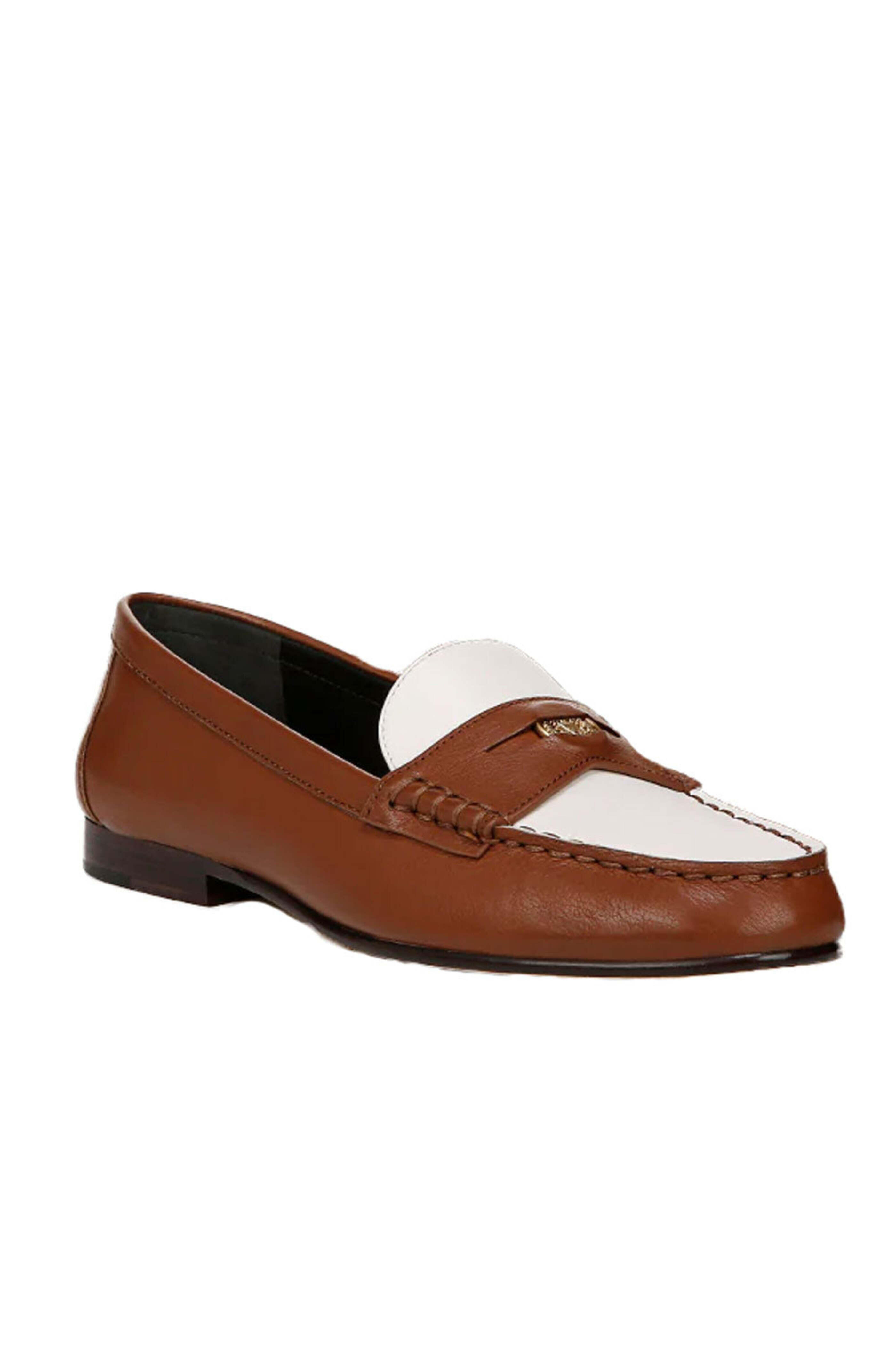 Veronica Beard - Penny Two Tone Loafer in Carmel and Lily