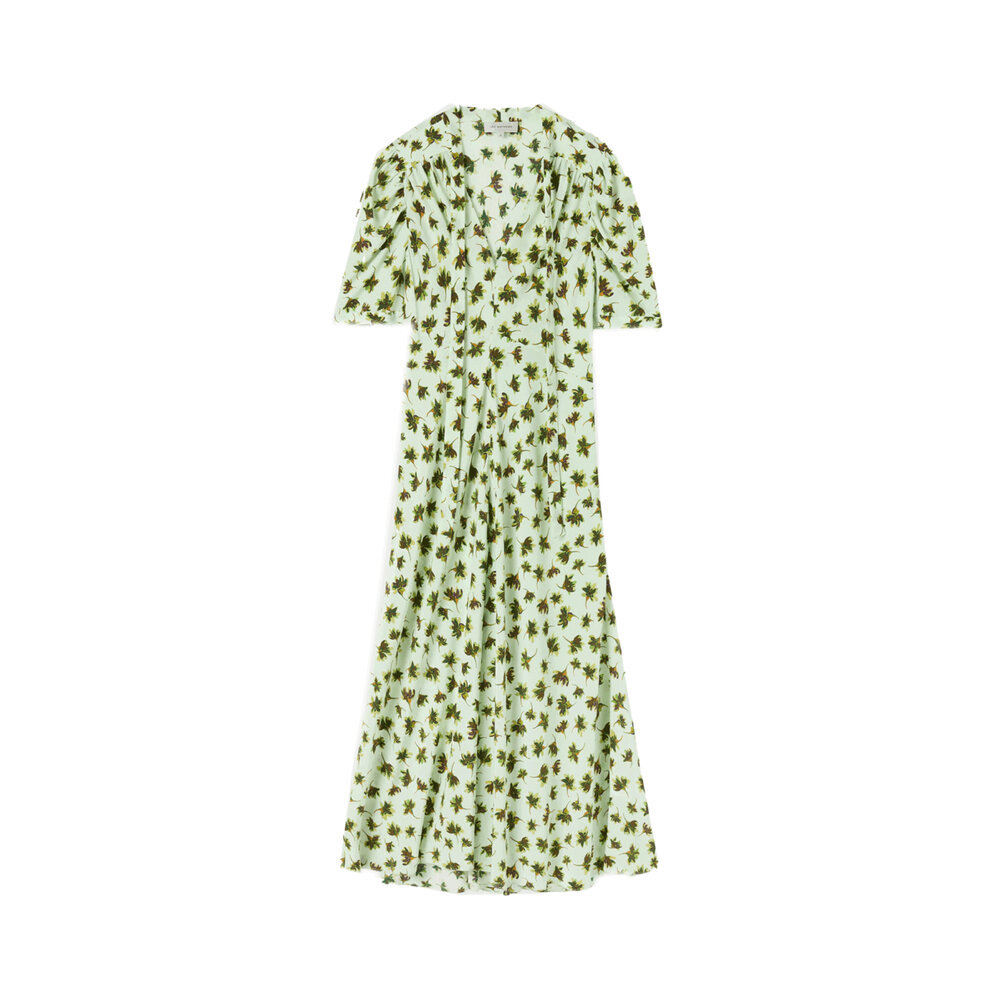 lee mathews リーマシューfloral print dress Lee Mathews Ketty Midi Dress Navy Floral